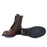 Huey Newton Hombre Habano Moc Toe 10 ojillos